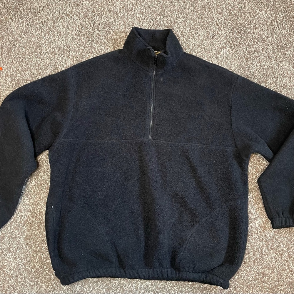 Vintage Auburn Sportswear all black 1/4 zip